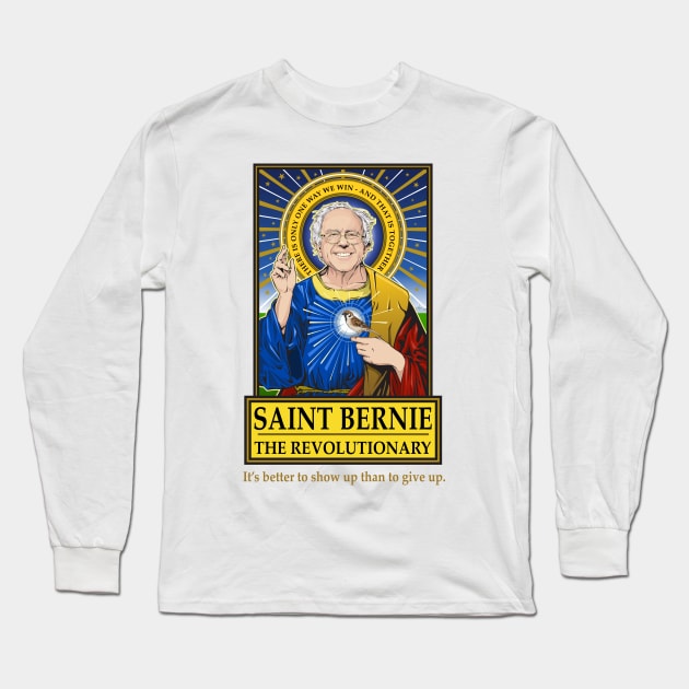 Saint Bernie Long Sleeve T-Shirt by Pop Art Saints